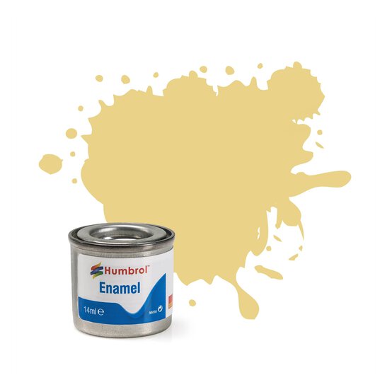 Humbrol 103 Cream Enamel Matt Paint 14ml  image number 1