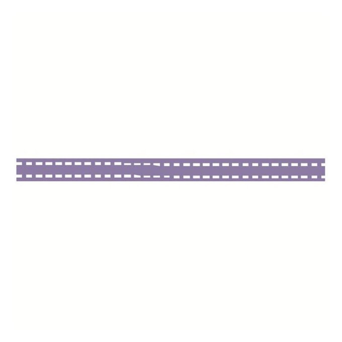 Lavender Grosgrain Running Stitch Ribbon 6mm x 5m