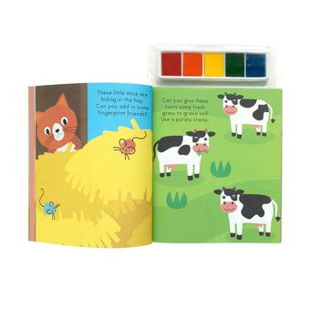 On The Farm Finger Print Art Activity Book image number 4