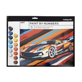 Sports Car Paint by Numbers