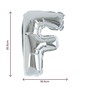 Silver Foil Letter F Balloon image number 2