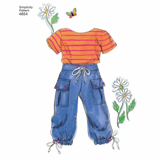 Simplicity Doll Clothing Sewing Pattern 4654 image number 6
