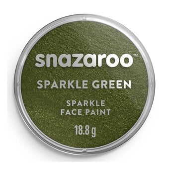 Snazaroo Green Sparkle Face Paint 
