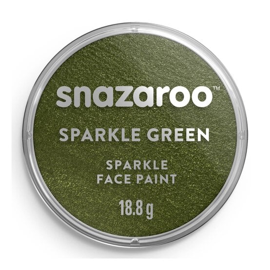 Snazaroo Green Sparkle Face Paint  image number 1