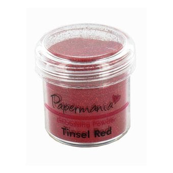 Papermania Tinsel Red Embossing Powder 28g