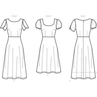 New Look Women’s Dress Sewing Pattern N6693 image number 3