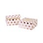 Rose Gold Polka Dot Small Treat Boxes 2 Pack image number 1