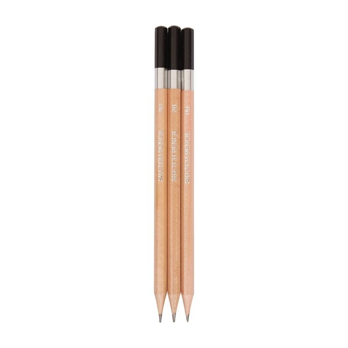 Graphite Sketching Pencils 3 Pack image number 1