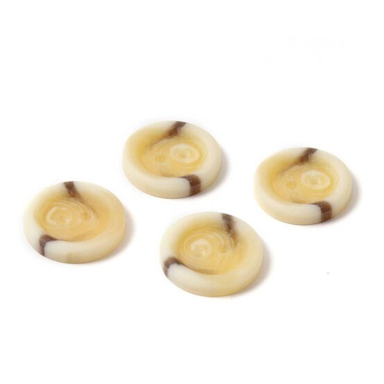 Hemline Assorted Basic Knitwear Button 4 Pack image number 1