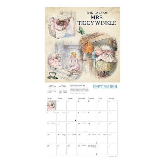 Peter Rabbit Wall Calendar 2027 image number 3