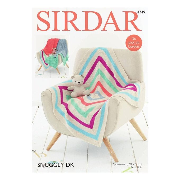 Sirdar Snuggly DK Blankets Digital Pattern 4749 image number 1