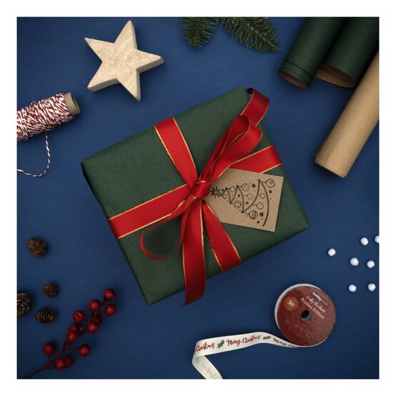 Bauble Tree Wooden Stamp 5cm x 7cm image number 2