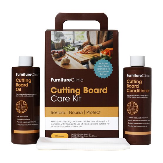 Furniture Clinic Cutting Board Care Kit image number 1