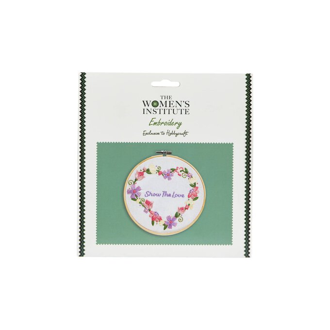 WI Show the Love Embroidery Kit Hobbycraft