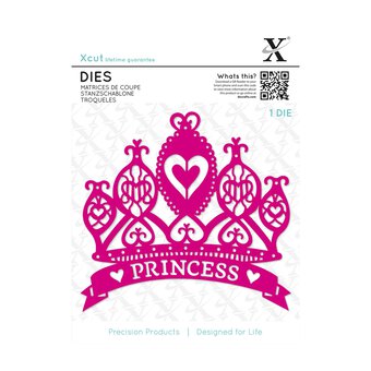 Xcut Princess Tiara Cutting Die 11.5cm x 11cm
