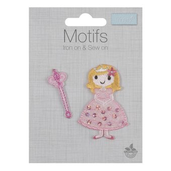 Trimits Princess and Wand Iron-On Patches 2 Pack image number 2