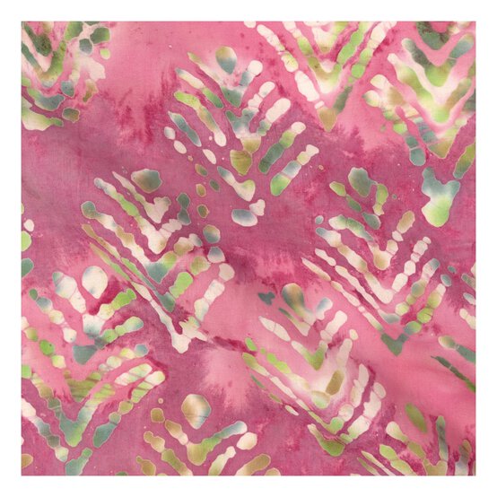 Pink Batik Cotton Fat Quarters 4 Pack image number 3