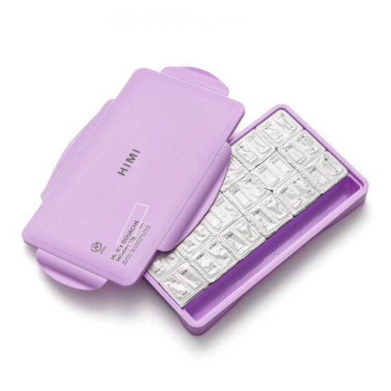 HIMI Purple Twin Cups Gouache Set 12ml 36 Pack image number 6