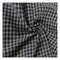 Navy Check Cotton Fabric by the Metre image number 1