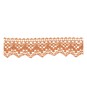 Rust 25mm Scallop Cotton Lace Trim by the Metre image number 1