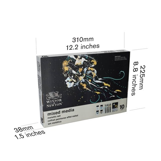 Winsor & Newton Mixed Media Metallic Set 10 Pieces image number 6