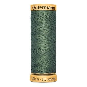 Gutermann Green Cotton Thread 100m (8724)