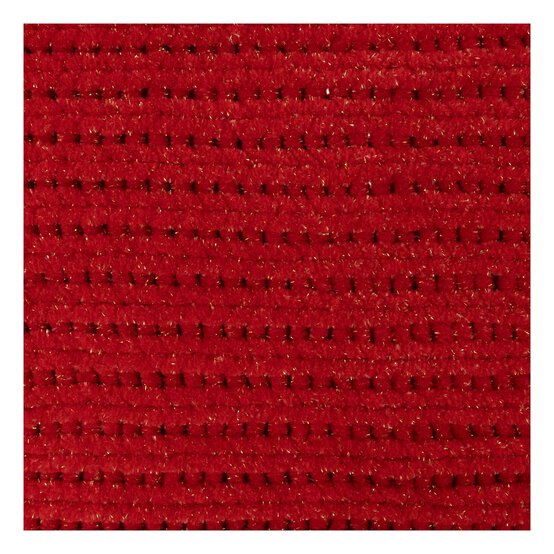 Knitcraft Red Plushie Sparkle Yarn 100g image number 2