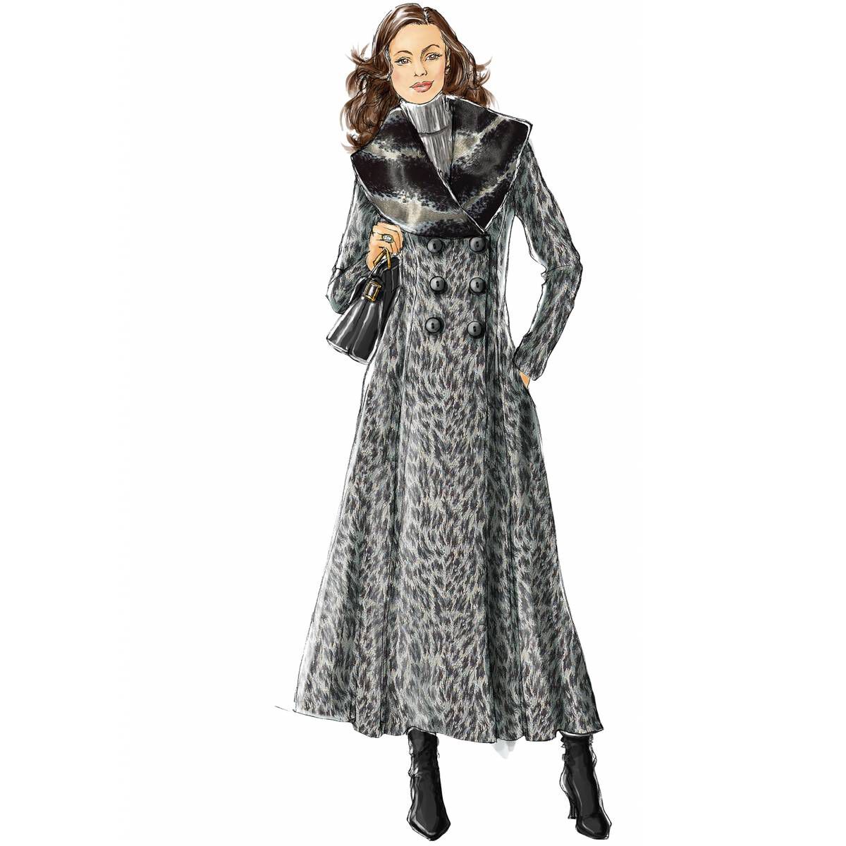 Vogue Women’s Coat Sewing Pattern V8346 (1216) Hobbycraft