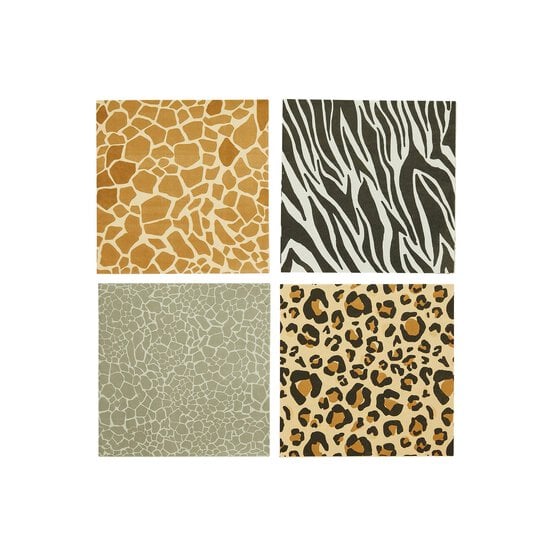 Safari Animal Print Napkins 16 Pack image number 3
