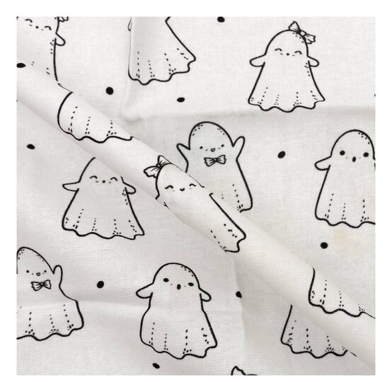 Black and White Halloween Fat Quarters 6 Pack image number 3