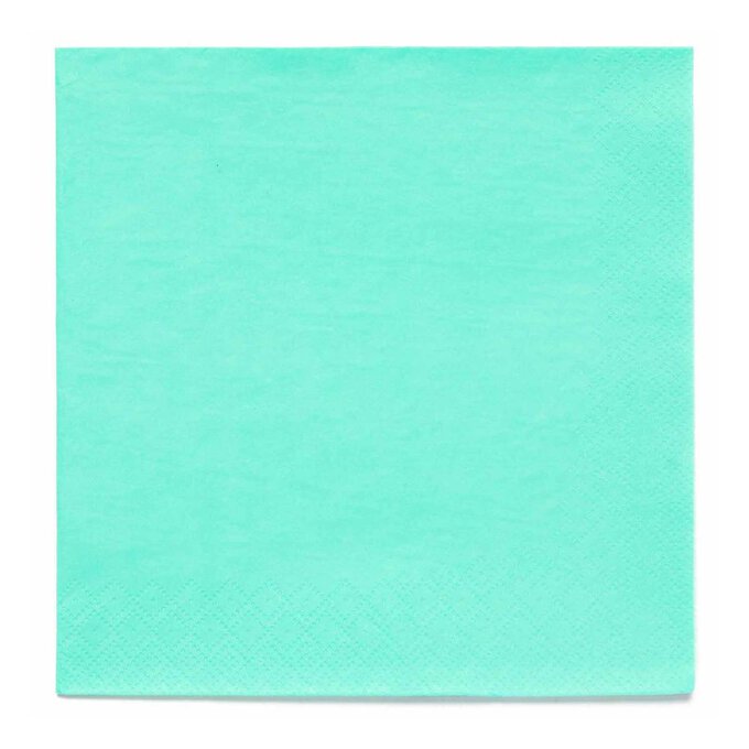 Seafoam Napkins 20 Pack Hobbycraft