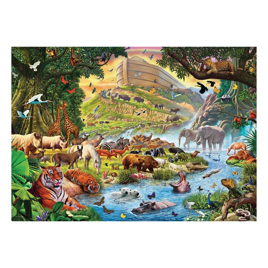Eurographics Noah’s Ark Before the Rain Jigsaw Puzzle 500 Pieces image number 2