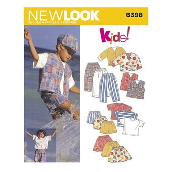 New Look Child's Separates Sewing Pattern 6398