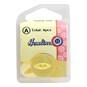 Hemline Yellow Fish Eye Buttons 18.75mm 4 Pack image number 2