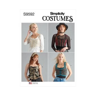Simplicity Women's Costume  Sewing Pattern S9592 (AA 6-12)