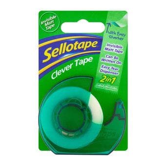 Sellotape Clever Tape and Dispenser 18mm x 25m