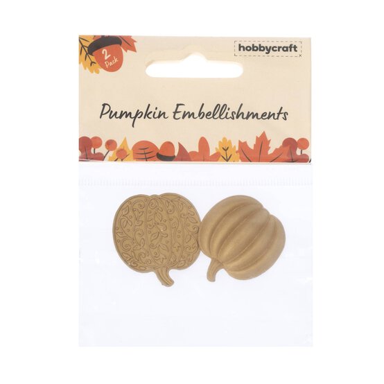 Embossed Pumpkin Toppers 2 Pack image number 5