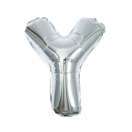 Silver Foil Letter Y Balloon image number 1