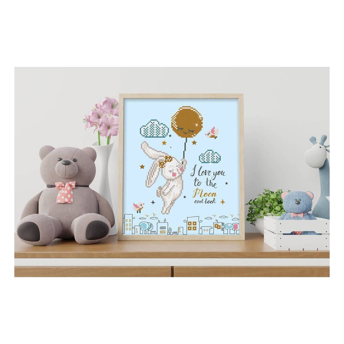 Diamond Dotz Love You to the Moon and Back 32cm x 32cm | Hobbycraft