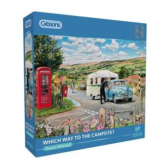 Gibsons Which Way to the Campsite Jigsaw Puzzle 1000 Pieces