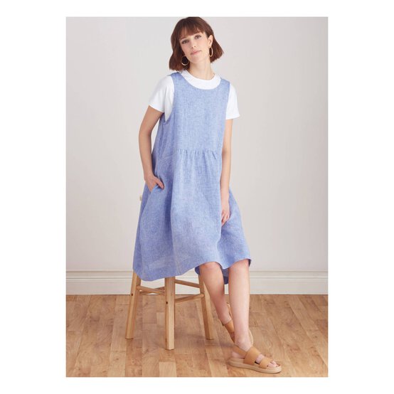 Simplicity Pullover Dress and Top Sewing Pattern S9596 (XS-XL) image number 3