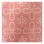 Peach Stitch Look Floral Polycotton Print Fabric by the Metre image number 1