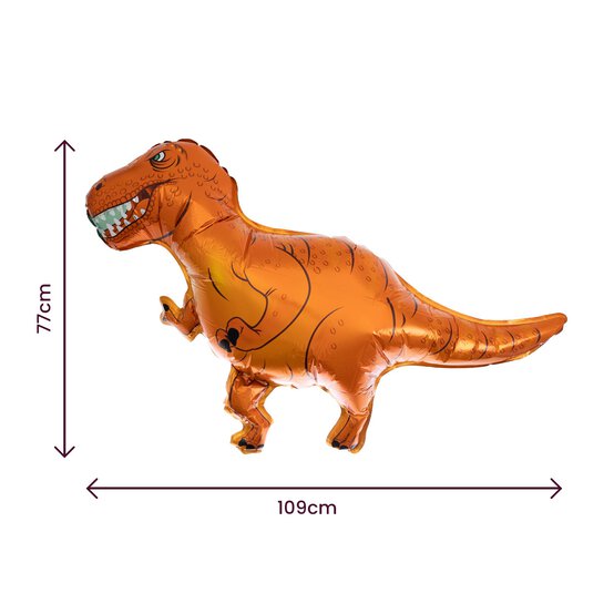 Large Tyrannosaurus Foil Balloon image number 2