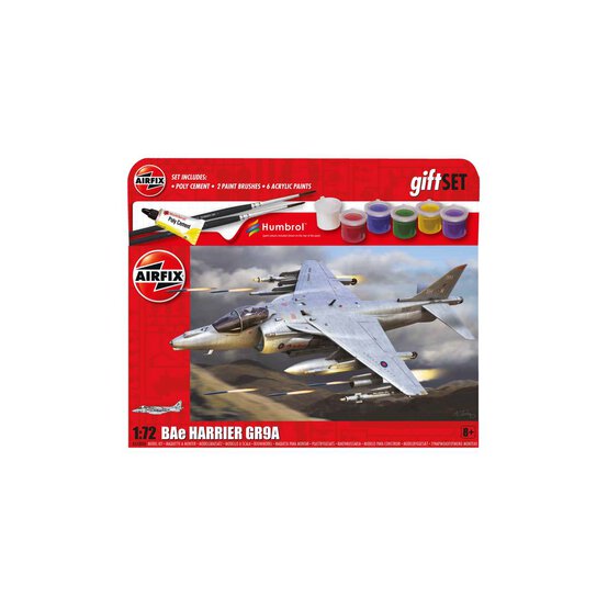Airfix BAE Harrier GR9A Model Gift Set 1:72 image number 1