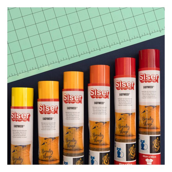 Siser Lemon Yellow Easyweed Heat Transfer Vinyl 30cm x 50cm image number 5