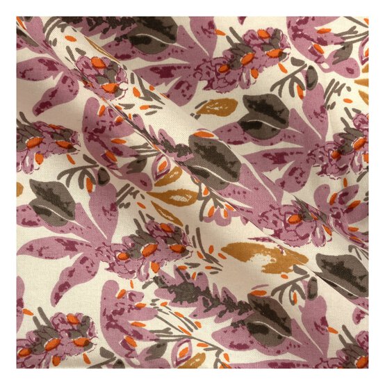 Leaf Print Cotton Fat Quarters 4 Pack image number 2