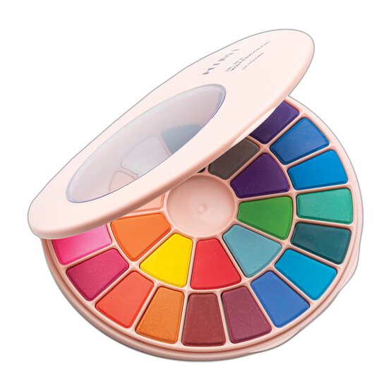 HIMI Pink Solid Watercolour Pan Set 24 Pack image number 3