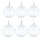 Small Fillable Baubles 6cm 6 Pack image number 1