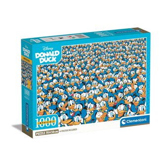 Clementoni Donald Duck Jigsaw Puzzle 1000 Pieces