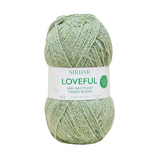 Sirdar Fern Loveful 100% Recycled Tweed Blend 100g image number 1